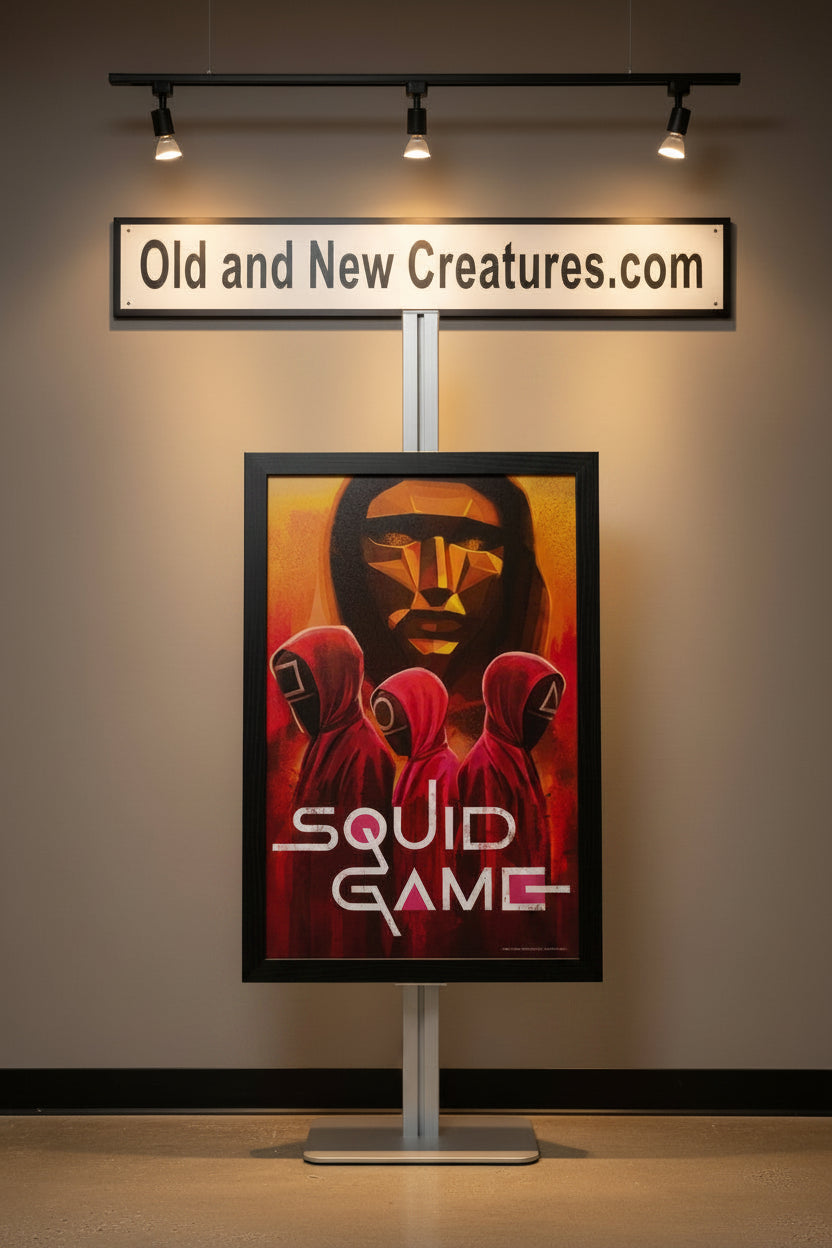 Framed Poster Print - NETFLIX - Officially Licensed - Squid Games - 11"x17"