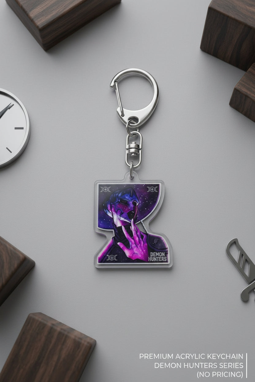 Keychain - Demon Hunter - 2D Acrylic Images