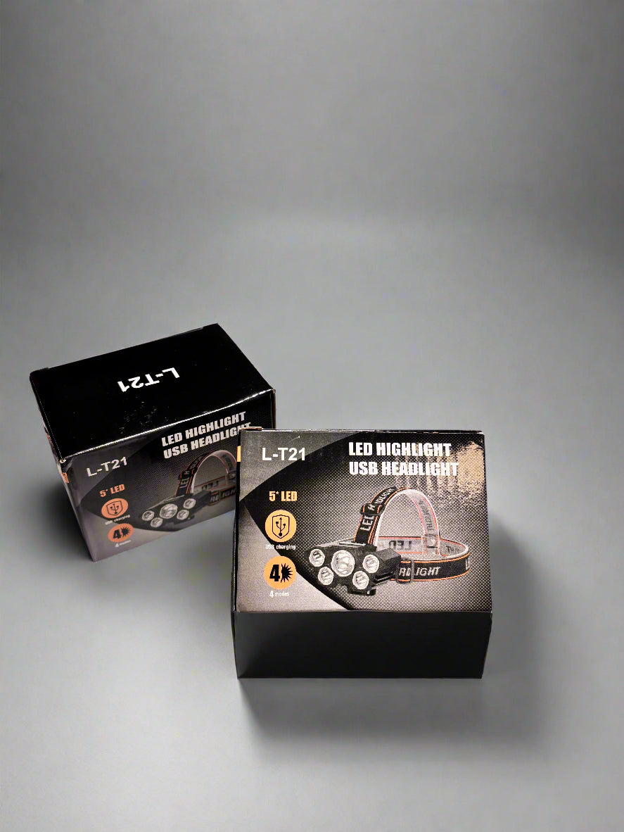 25000LM LED Rechargeable Headlamp Flashlight