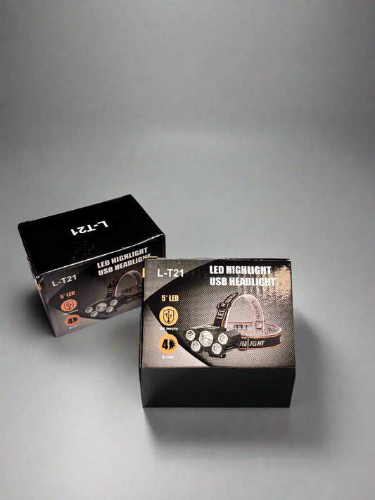 25000LM LED Rechargeable Headlamp Flashlight