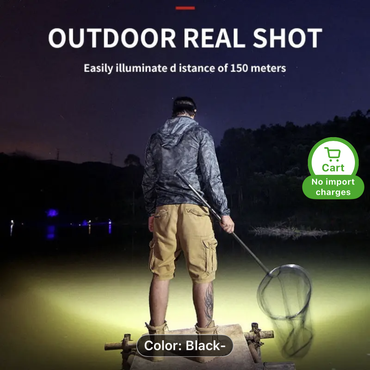 25000LM LED Rechargeable Headlamp Flashlight