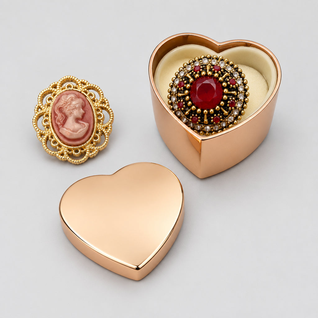 Rings - Red - Statement - Cocktail - Size 9