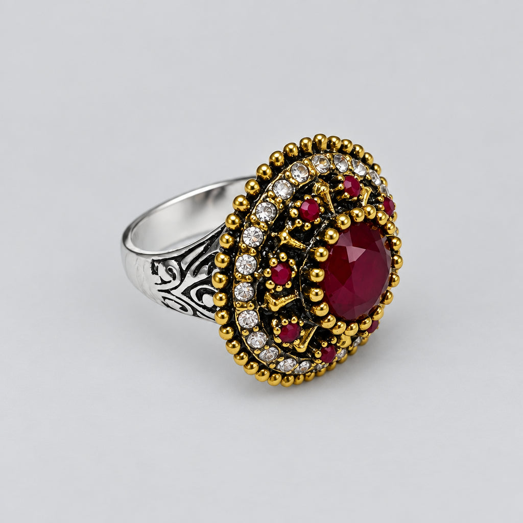 Rings - Red - Statement - Cocktail - Size 9
