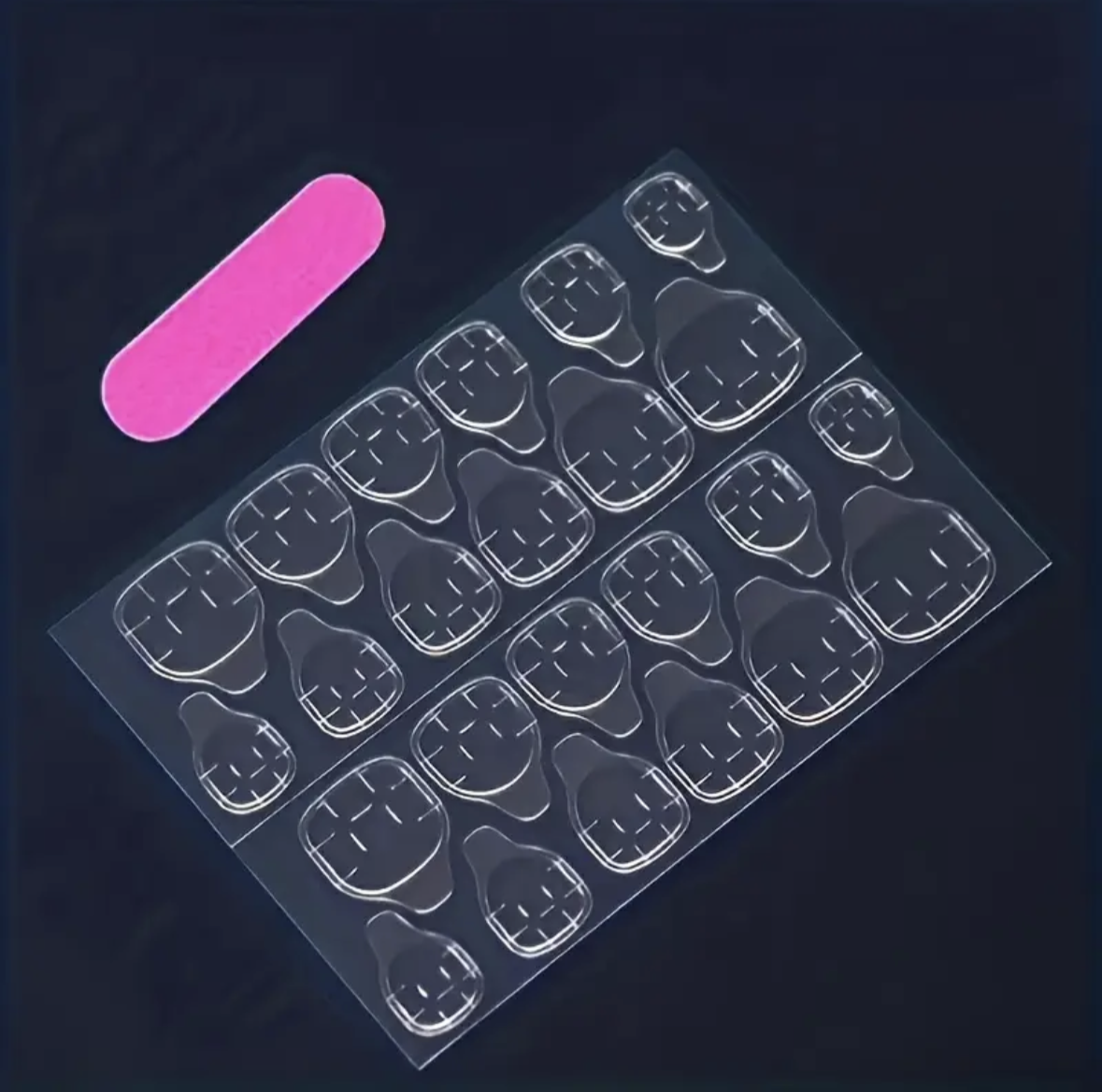 Press on Nails - Toes - Burgundy