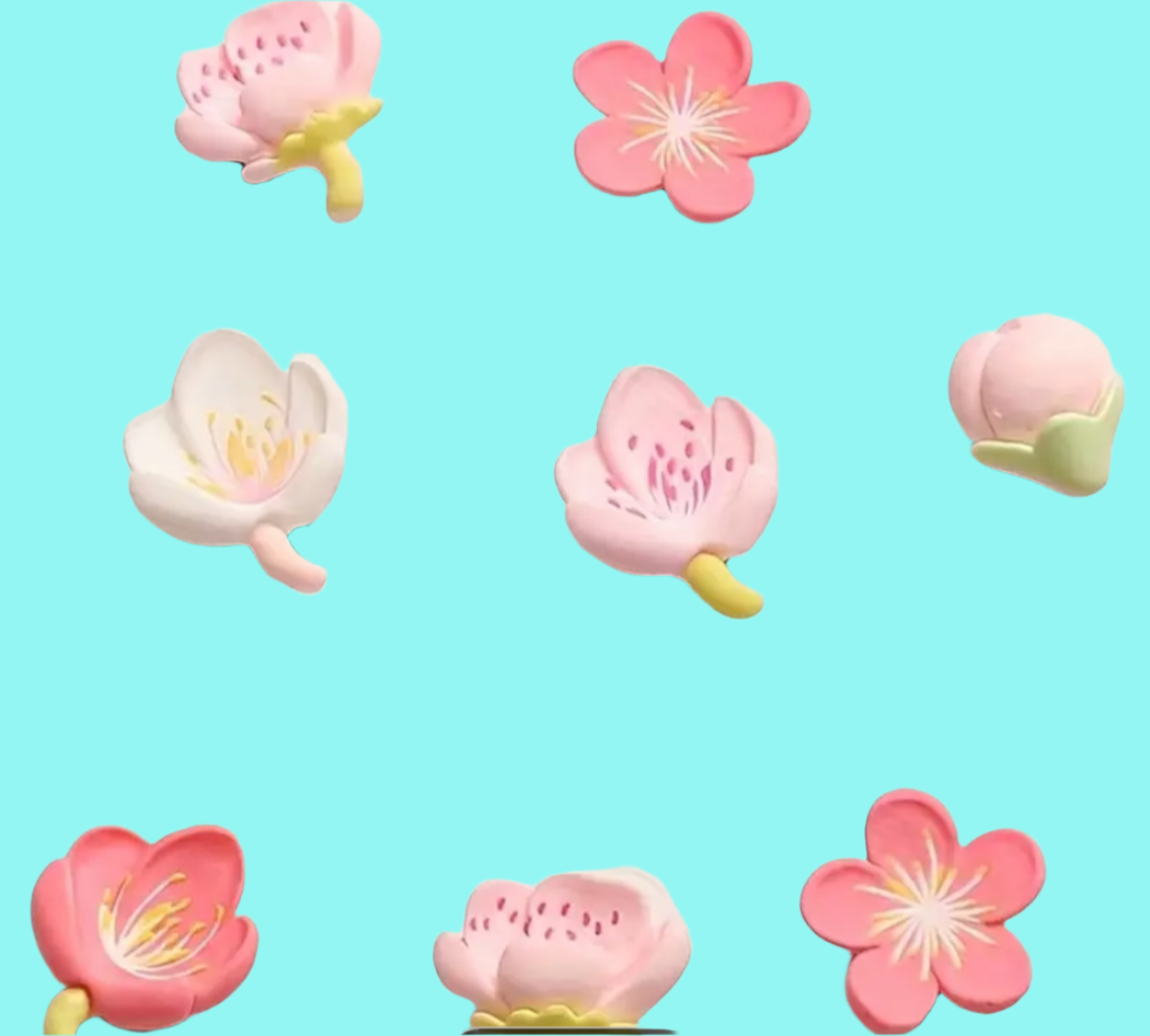 Decorative Shoe Charms - Flowers