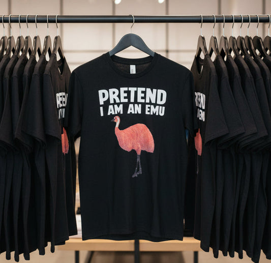 T-Shirt - Pretend I Am An Emu - Size Small/ Petite