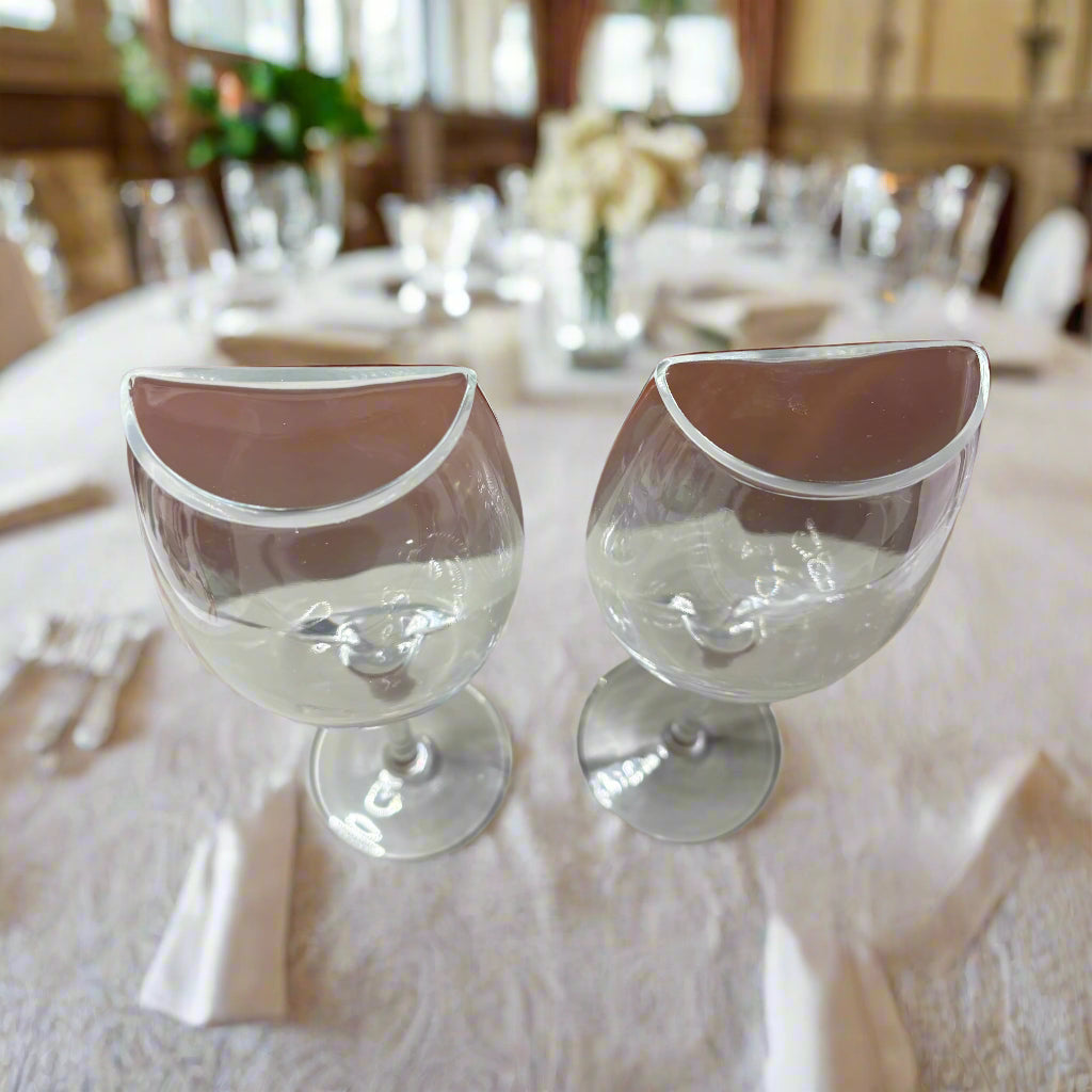 Wine Glasses - You asked for a Half Glass of Wine...