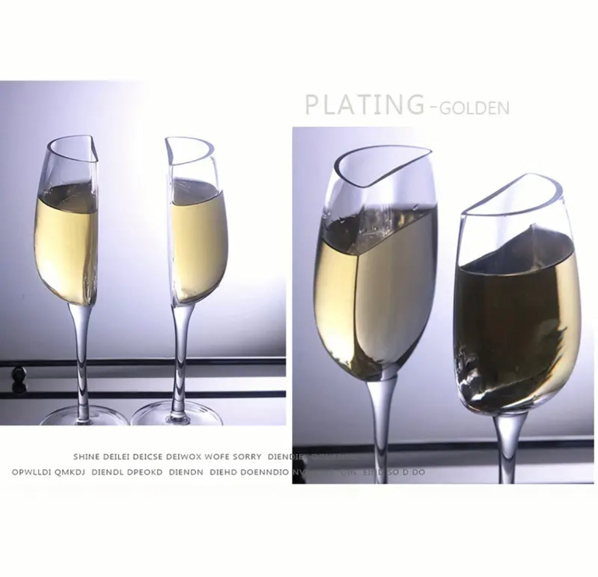 Wine Glasses - You asked for a Half Glass of Wine...