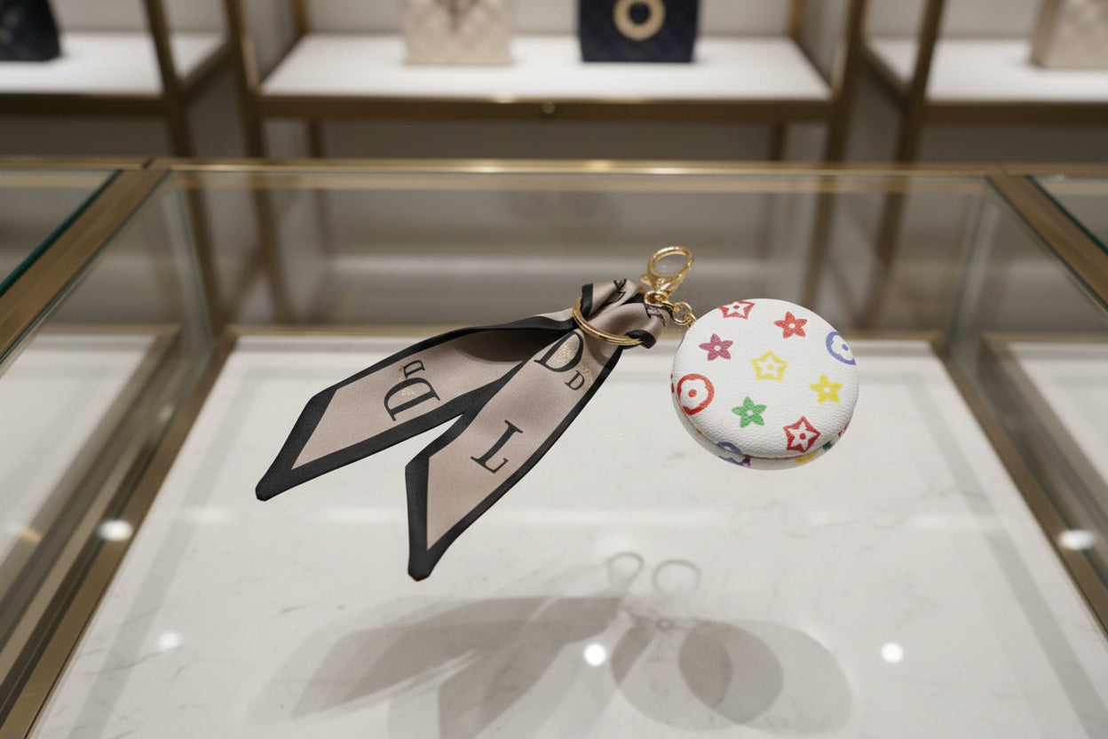 Compact Mirror - Dior - Dual - with Keychain Bag Charm
