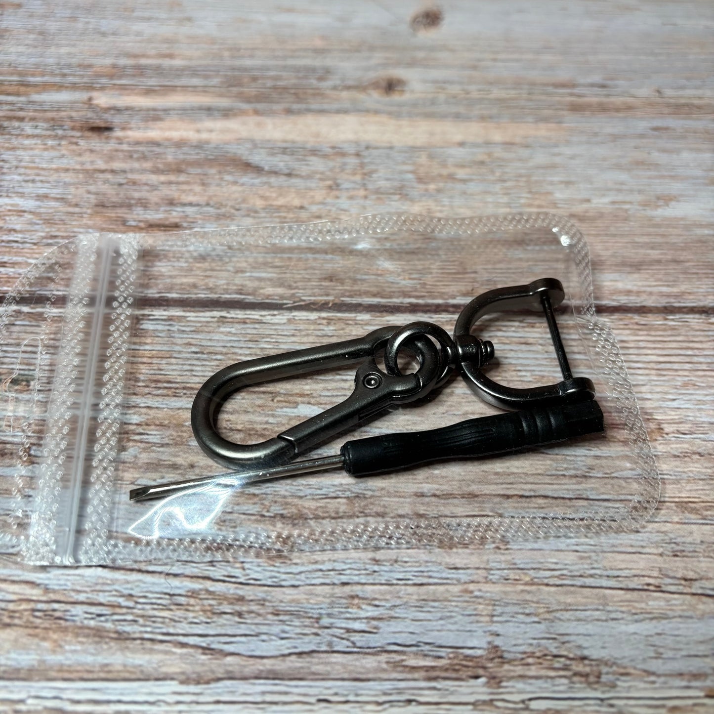 Keychain - Carabiner with Small Screwdriver