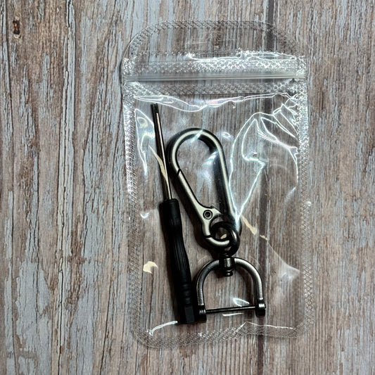 Keychain - Carabiner with Small Screwdriver