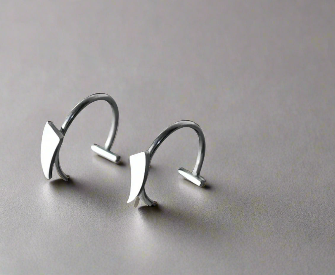 Vampire Fang lip Rings