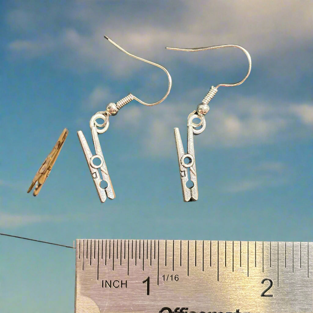 Earrings - Dainty Little Clothes Pins