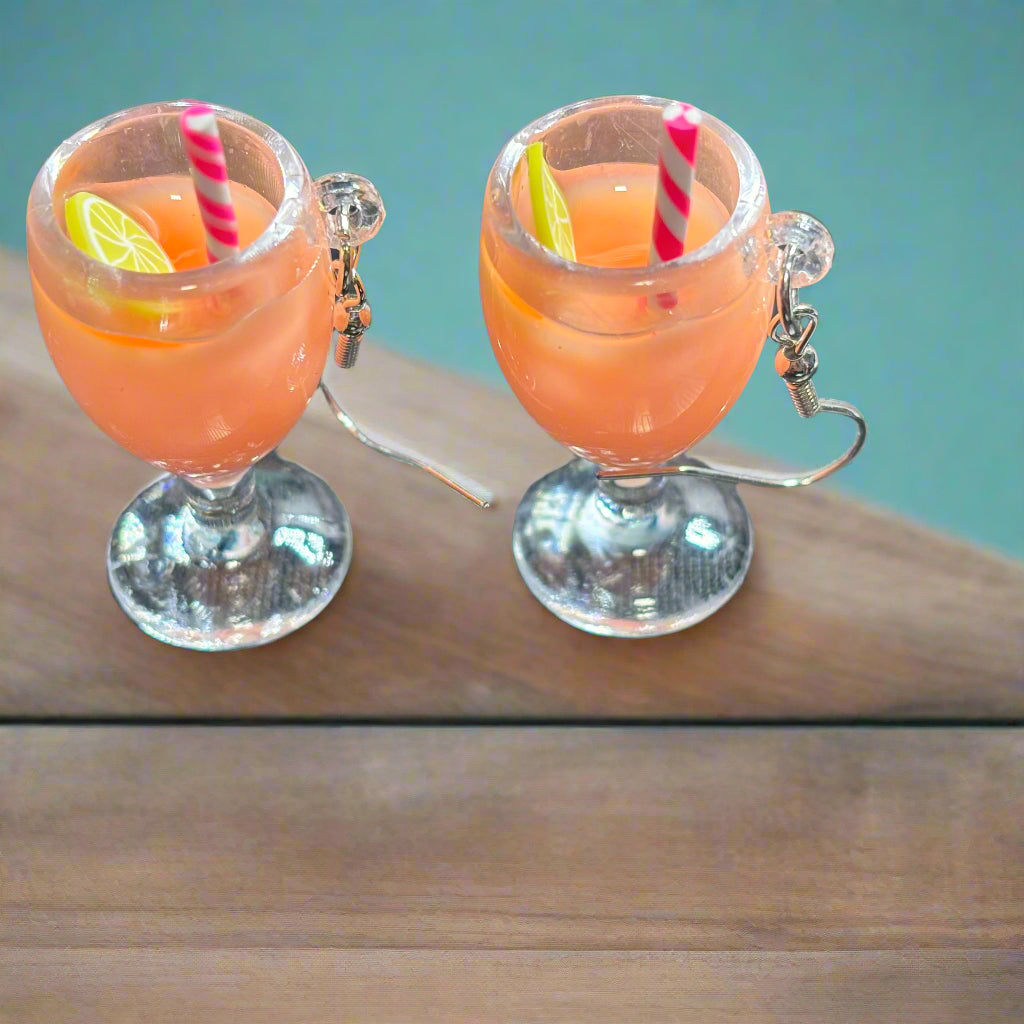 Earrings - Tropical Drinks
