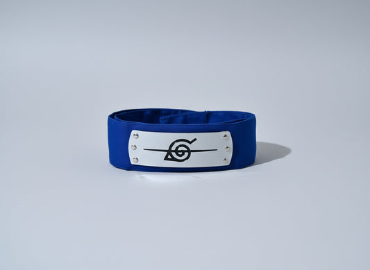 Naruto Rogue Ninja Headband - Royal Blue - Crossed Off Symbol