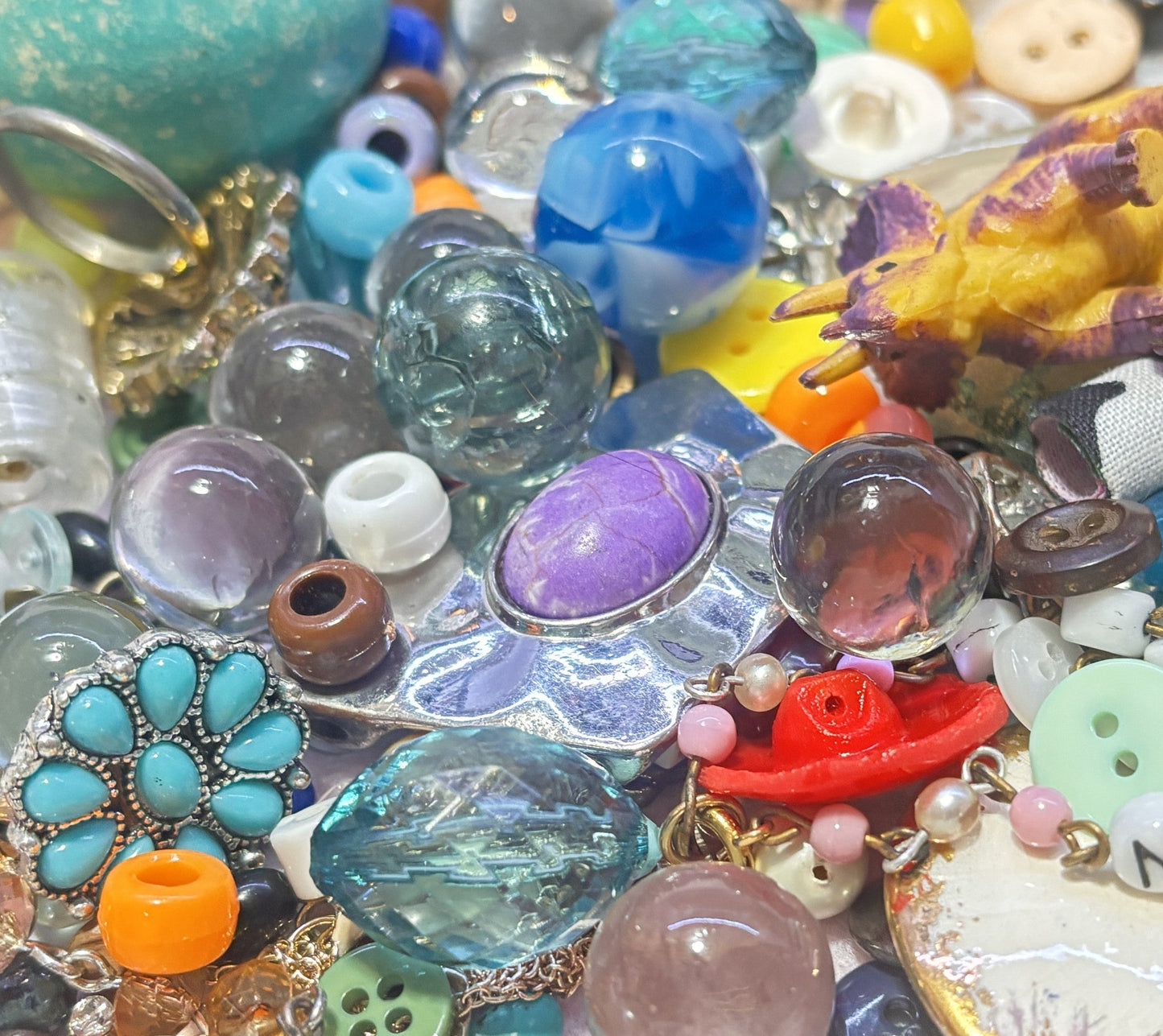Vintage Bead Soup of Lil Treasures