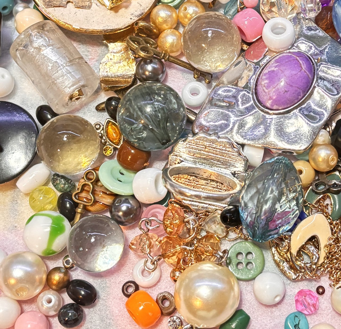 Vintage Bead Soup of Lil Treasures