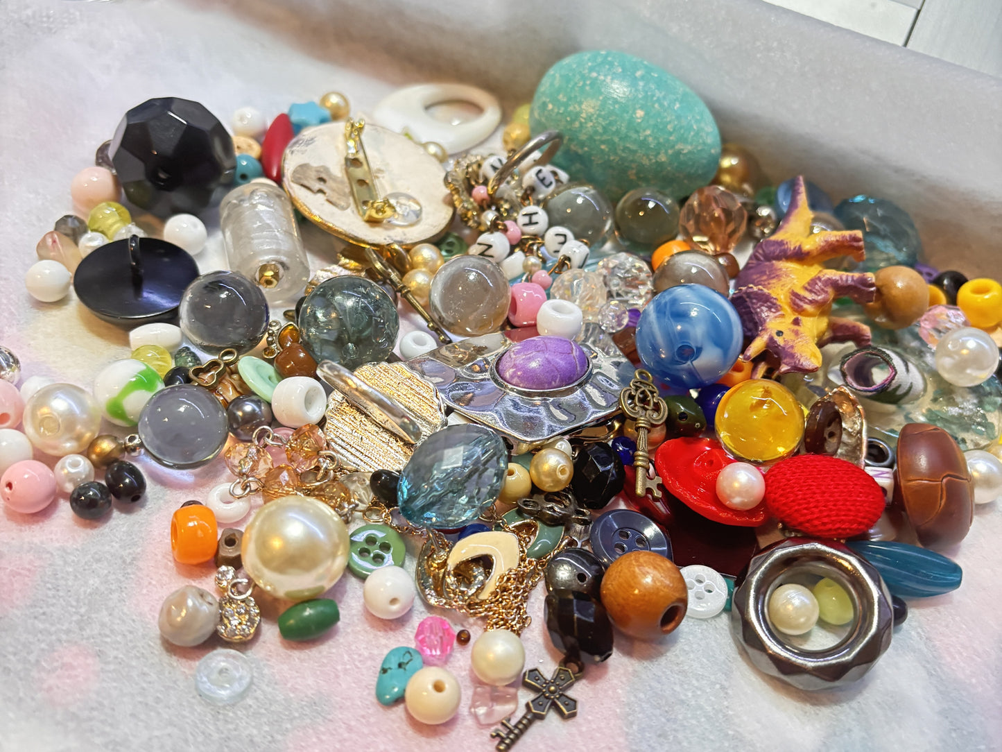 Vintage Bead Soup of Lil Treasures