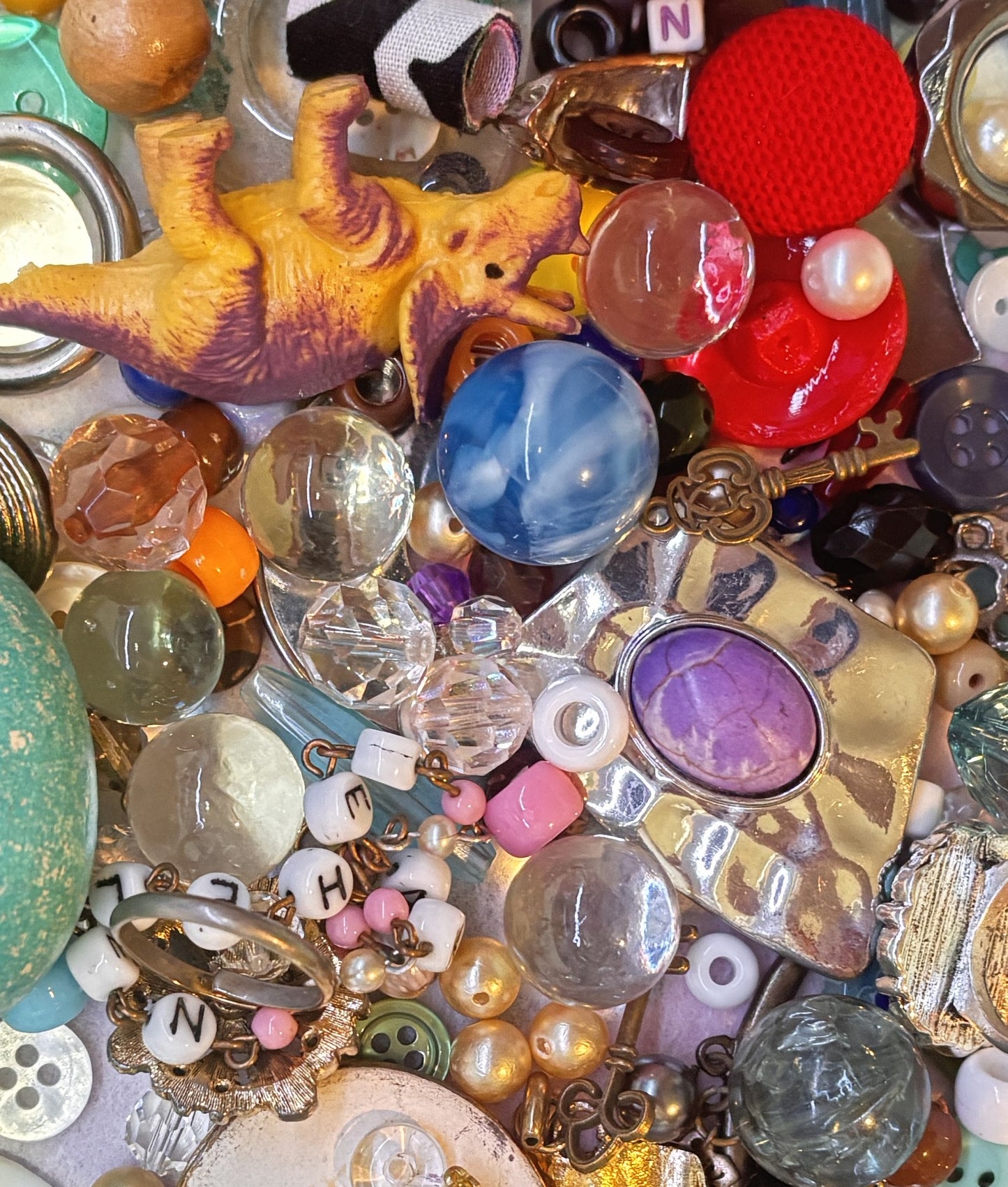 Vintage Bead Soup of Lil Treasures