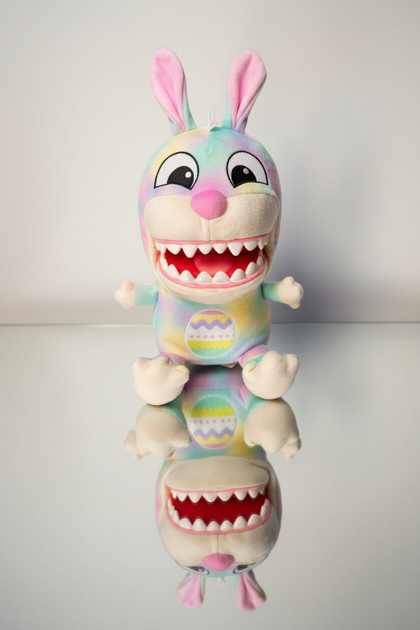 Interactive Toy - Chatter Chompers - Easter Plush Bunny
