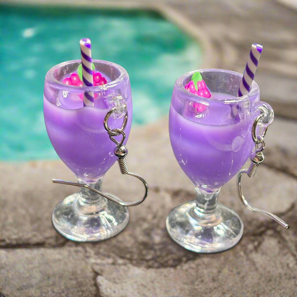 Earrings - Tropical Drinks