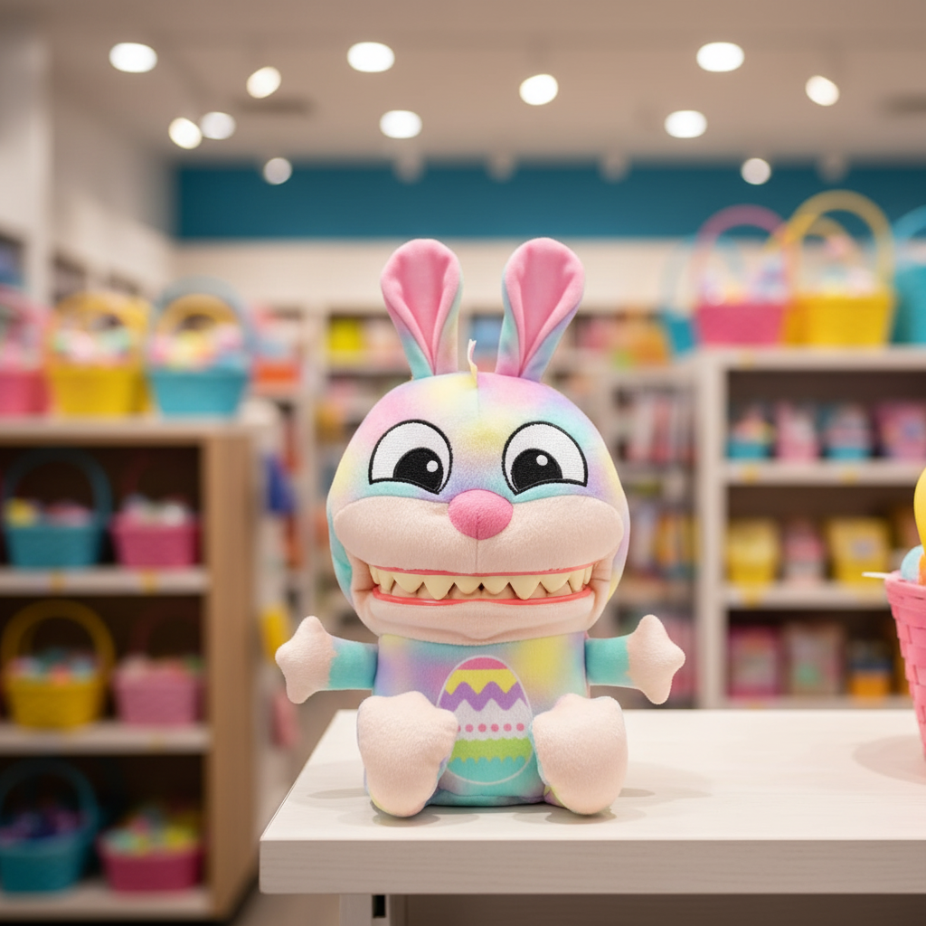 Interactive Toy - Chatter Chompers - Easter Plush Bunny
