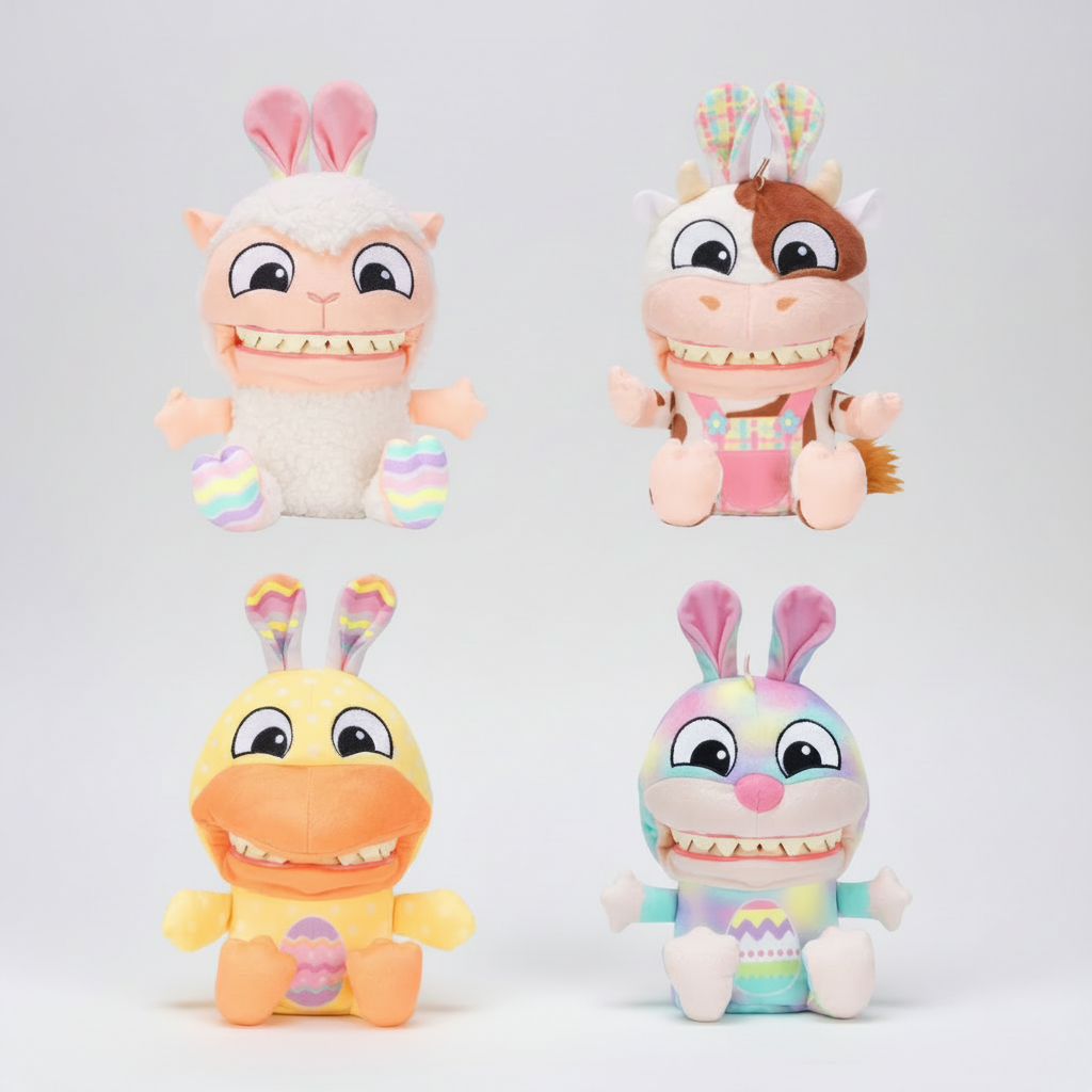 Interactive Toy - Chatter Chompers - Easter Plush Bunny