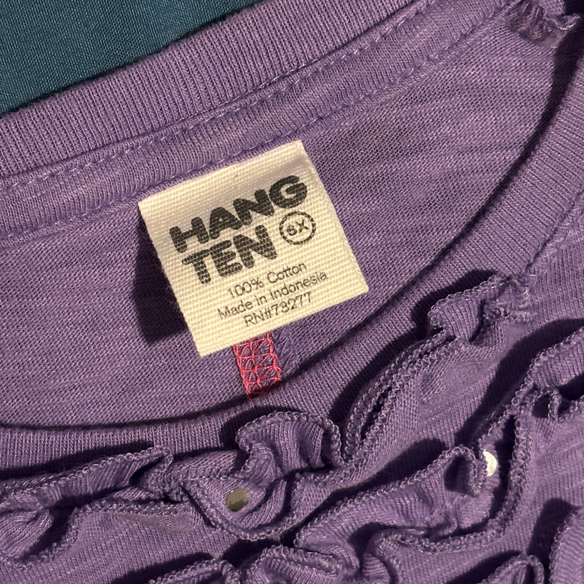 Girl's Shirt - Kohl's - Hang Ten - Dahlia Purple - Size 6X