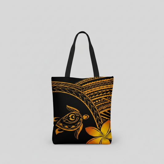 Tote Bag - Hawaiian Style with Sea Turtle