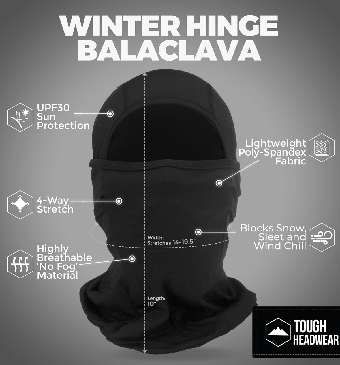 Face Mask - Tough Headwear - Balaclava - (New Unopened)