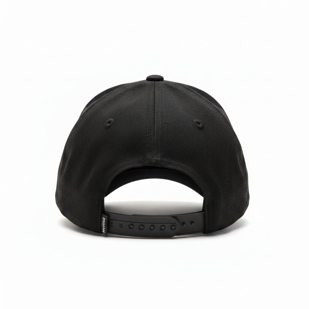 NASA Blue and White Insignia on a Black Baseball Cap