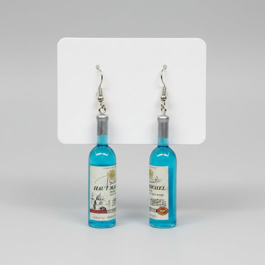Earrings - 2008 Chateau Haut-Bailly Wine Bottle