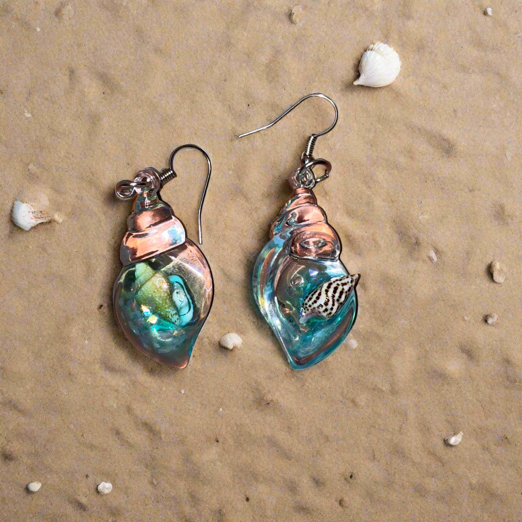 Earrings - Seashell Conch