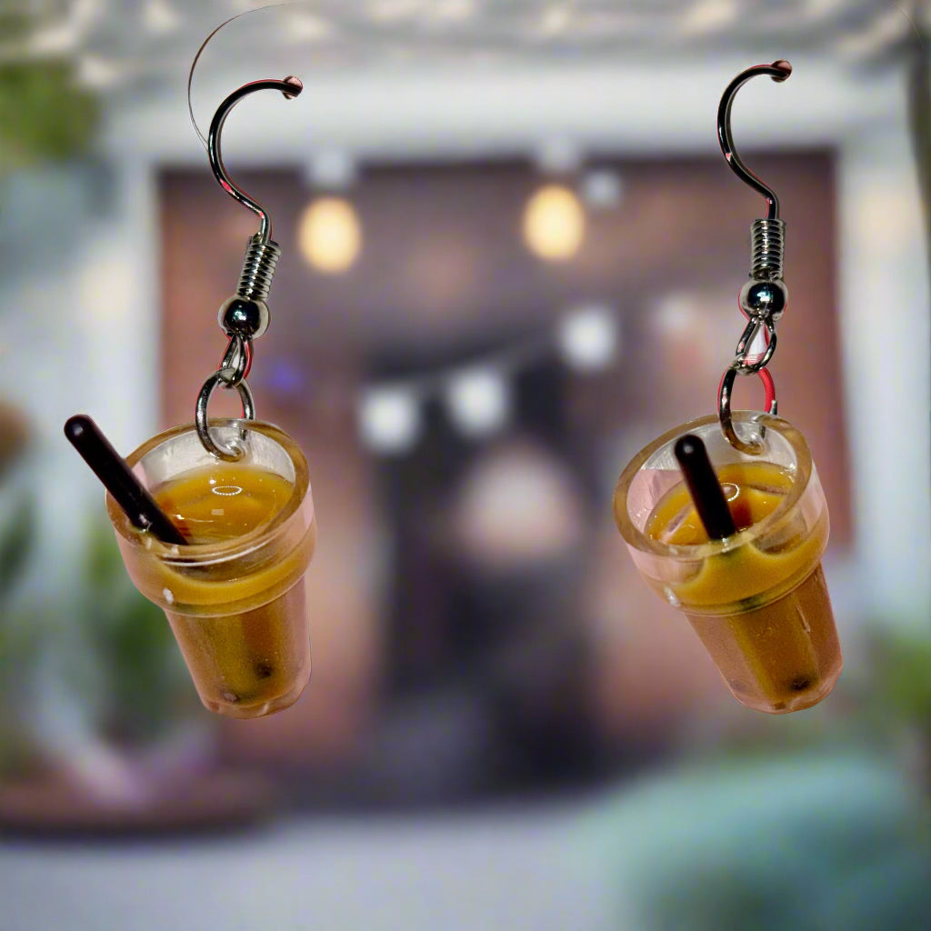 Earrings - Boba Tea