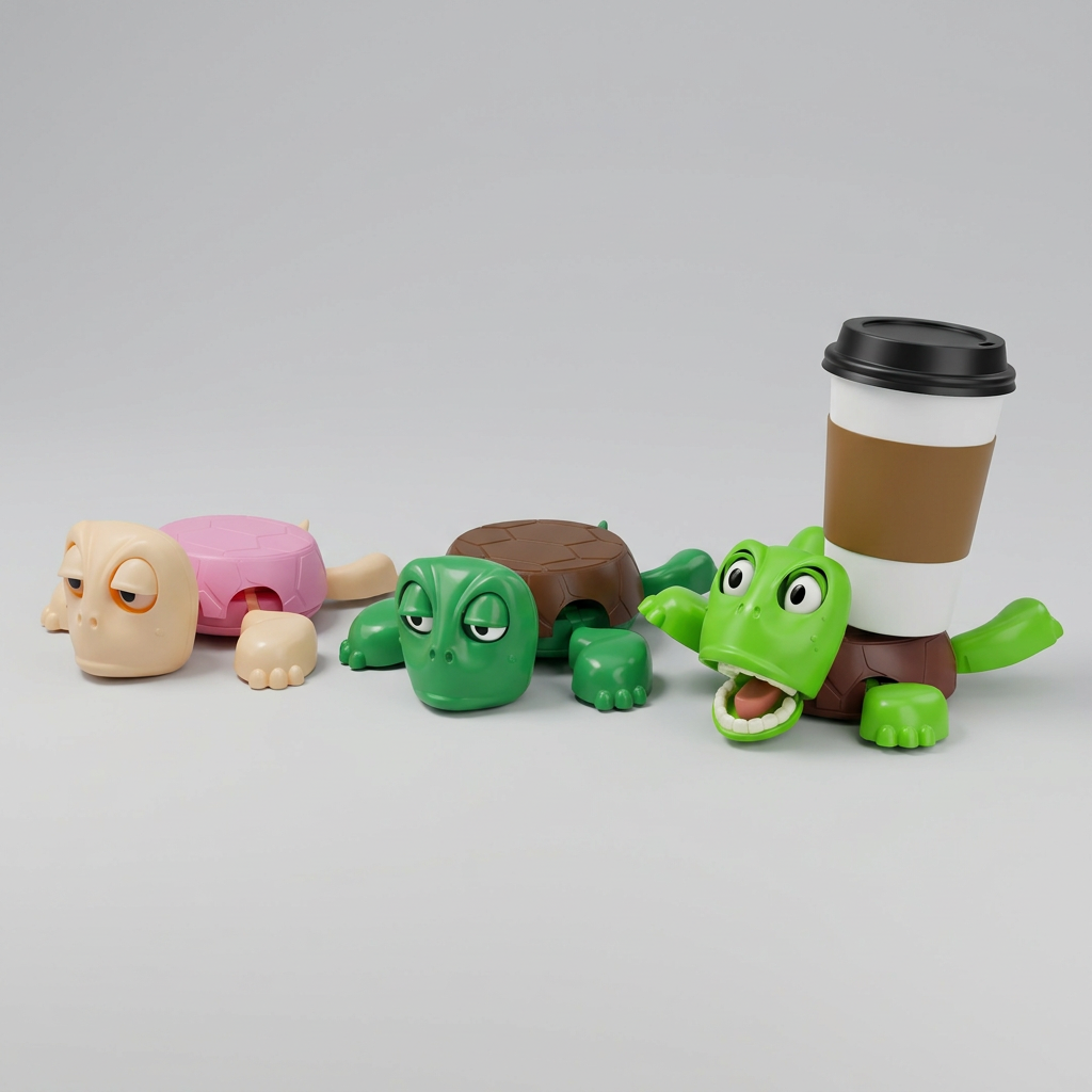 Expressions Turtle Coaster - Funny - Available in 3 Colors