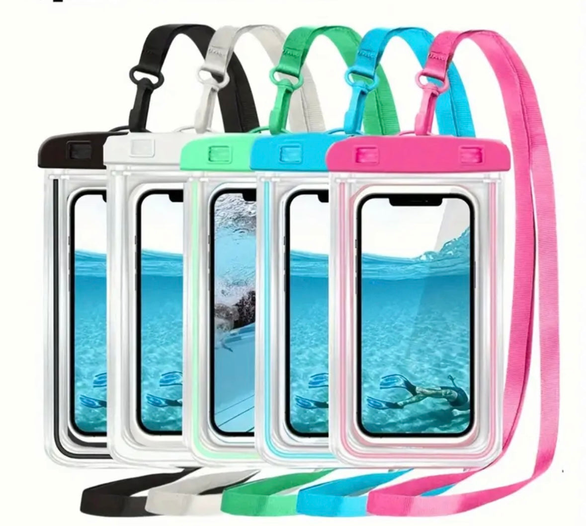 Luminous Waterproof Phone Pouch with Lanyard