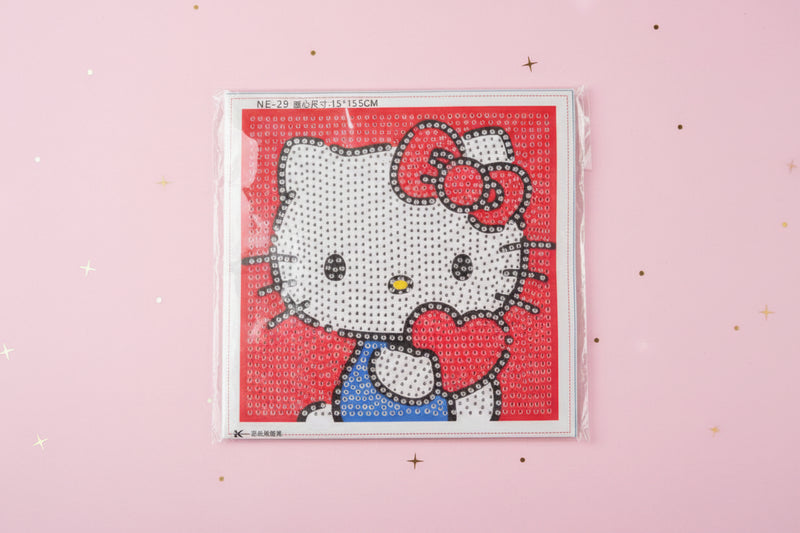 Hello Kitty - Mini Diamond Paint Kit and Heat & Fuse 3D Melty Beads Kit - Set of Two
