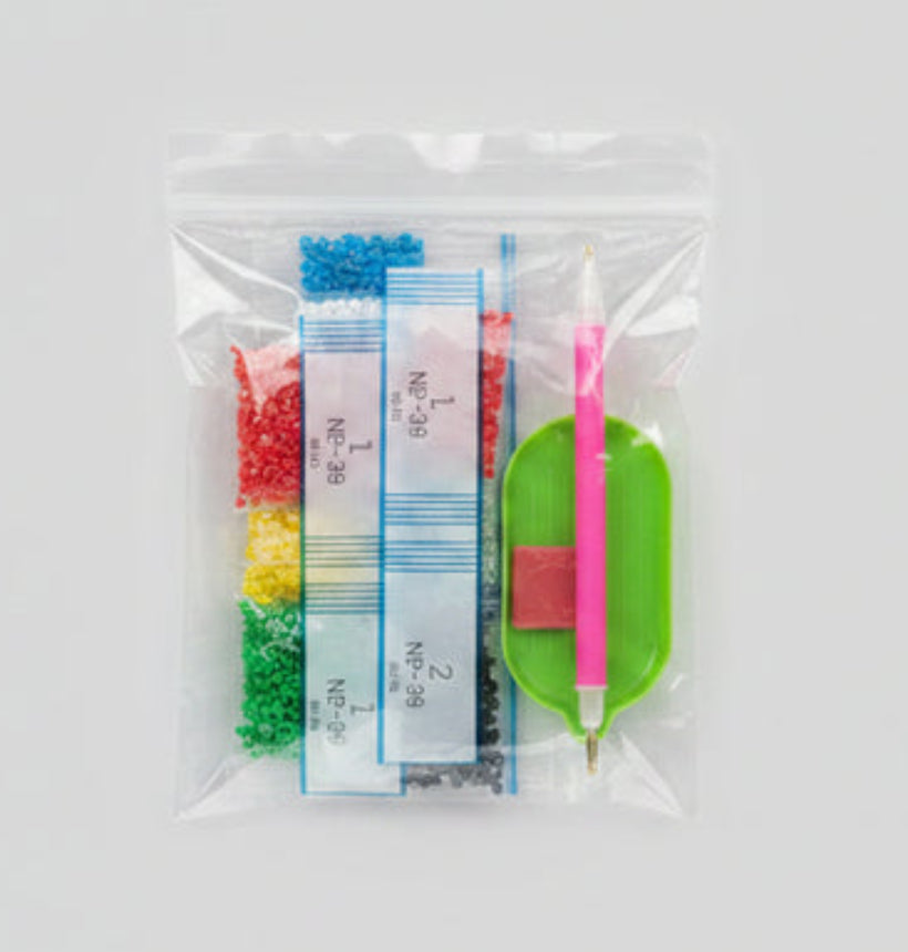 Hello Kitty - Mini Diamond Paint Kit and Heat & Fuse 3D Melty Beads Kit - Set of Two