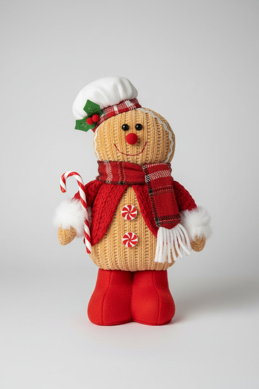 Home Decor - Gingerbread Man - Fabric - Baker's Hat or Christmas Hat