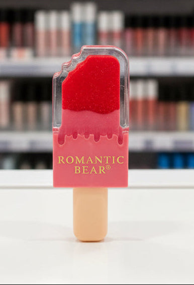 Lip Gloss - Romantic Bear - Cherry Flavored Popsicle