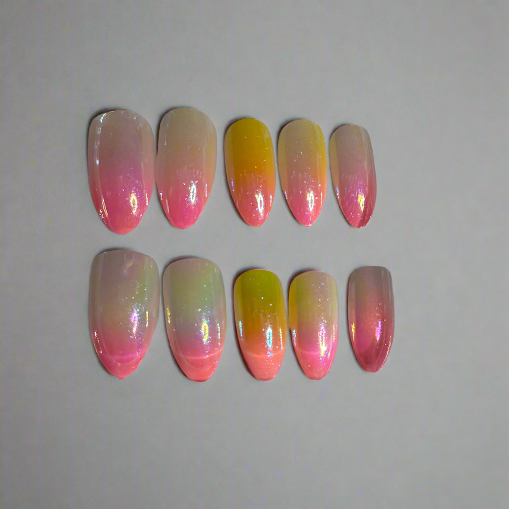 Press on Nails - Rainbow Gradient