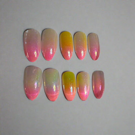 Press on Nails - Rainbow Gradient