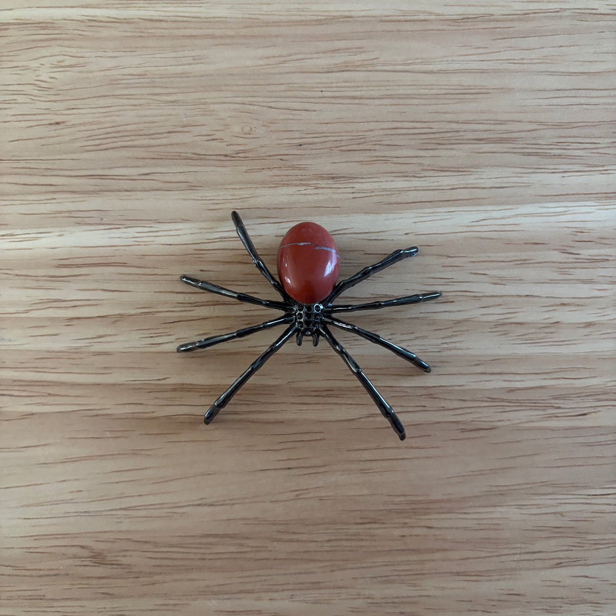 Spider - Gemstone Figurine - Available in Seven Different Polished Gemstones