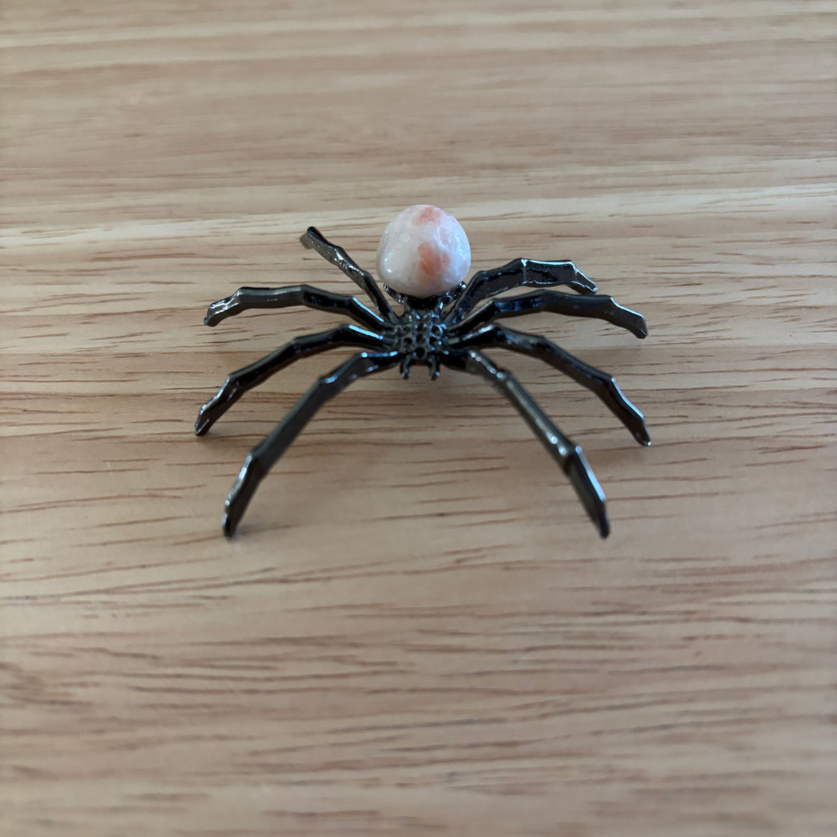 Spider - Gemstone Figurine - Available in Seven Different Polished Gemstones
