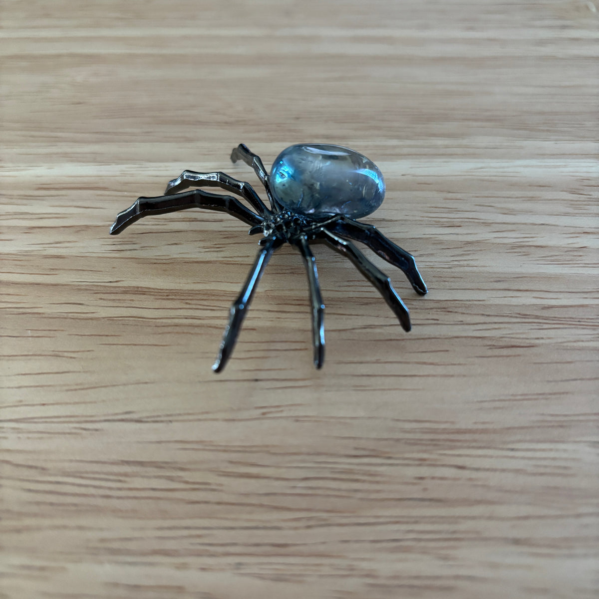 Spider - Gemstone Figurine - Available in Seven Different Polished Gemstones