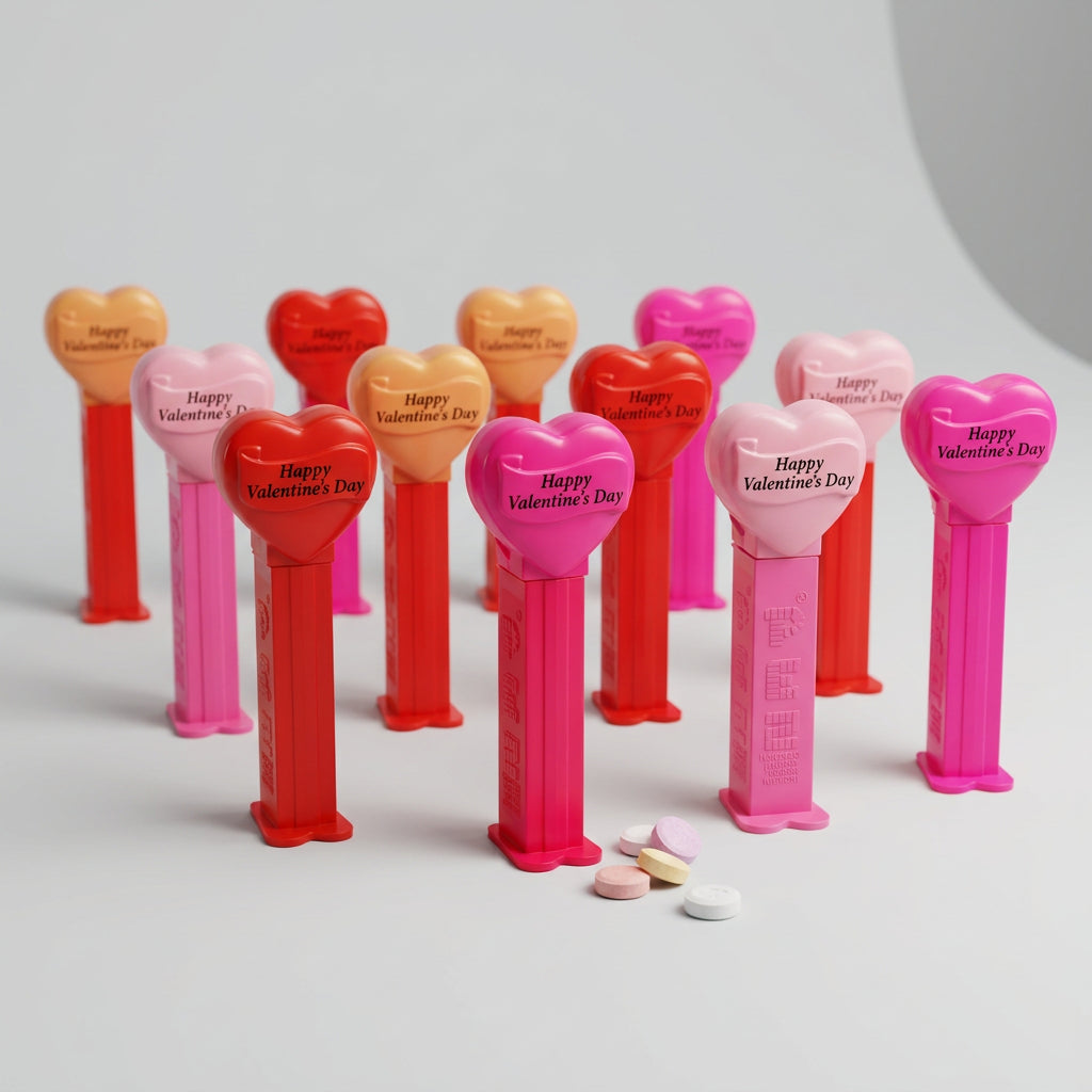 PEZ - Vintage - 1996 - "Happy Valentine's Day" - Dispenser - Heart