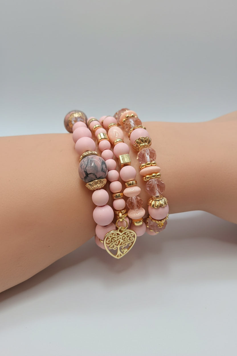 Bracelet - Set of 4 - Bohemian Style