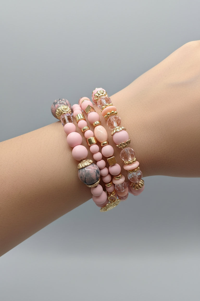 Bracelet - Set of 4 - Bohemian Style