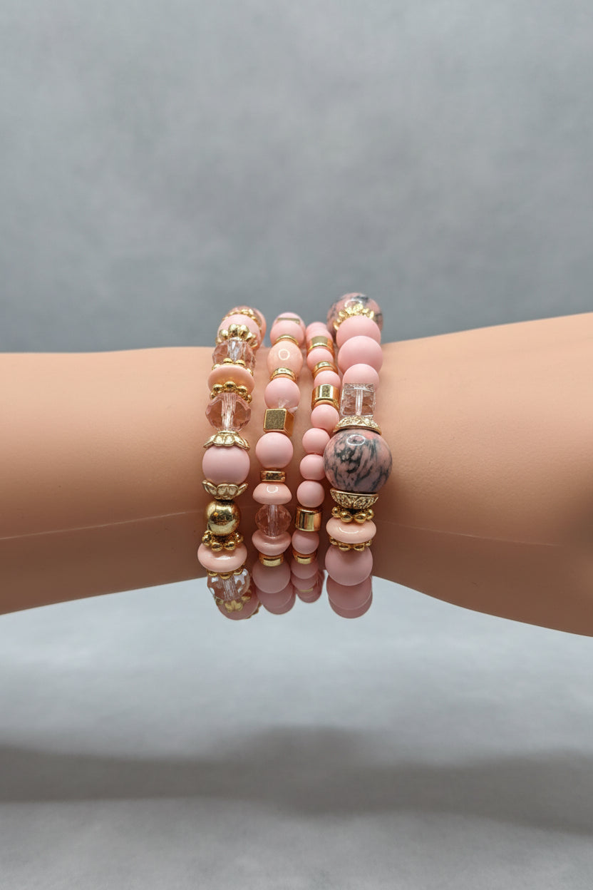 Bracelet - Set of 4 - Bohemian Style