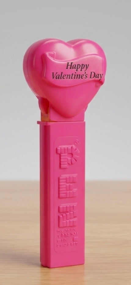 PEZ - Vintage - 1996 - "Happy Valentine's Day" - Dispenser - Heart